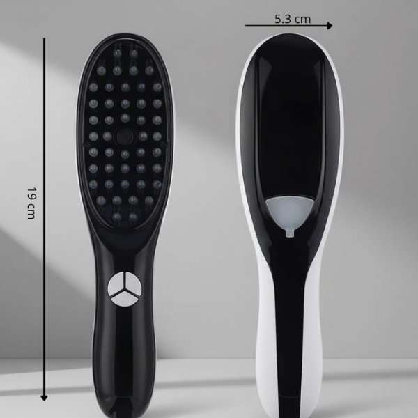 LED-Haarbürste zur Kopfhautmassage - Fördert Wachstum und Gesundheit Ihrer Haare