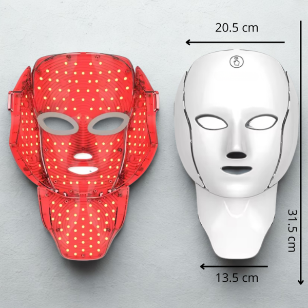 LED-Gesichts- und Halsmaske – Anti-Aging- und Hautstrahlpflege