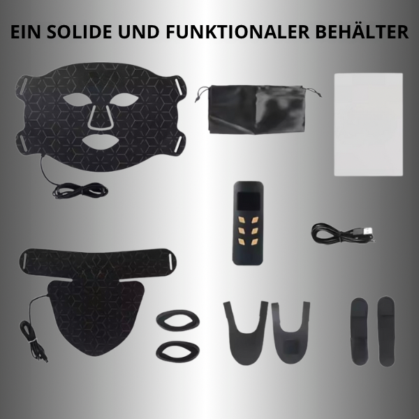 LED-Gesichtsmaske aus Silikon – Anti-Aging-Pflege und natürlicher Glow