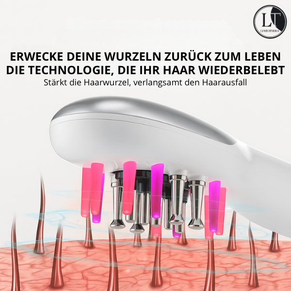 LED-Massagebürste - Haarpflege-Routine