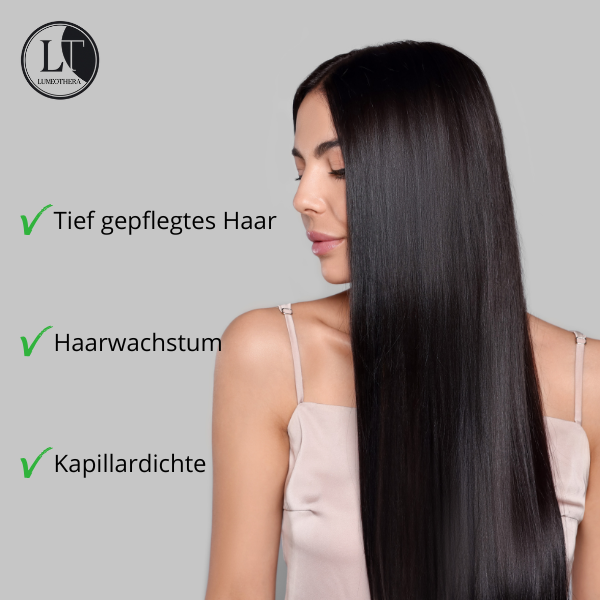 LED-Haarbürste zur Kopfhautmassage - Fördert Wachstum und Gesundheit Ihrer Haare