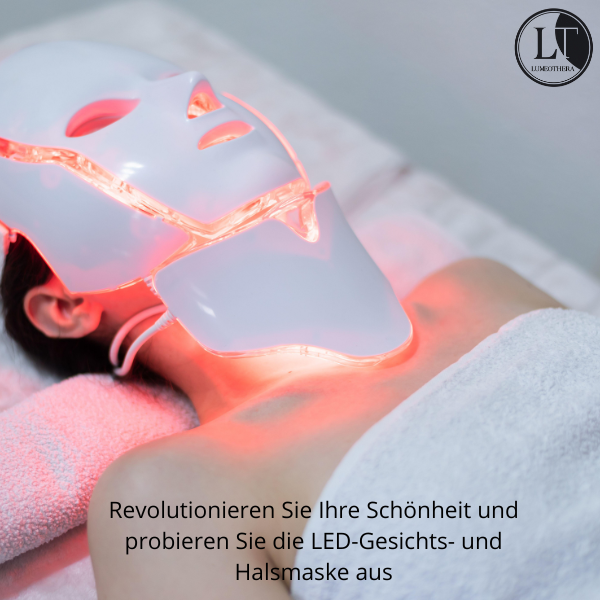 LED-Gesichts- und Halsmaske – Anti-Aging- und Hautstrahlpflege