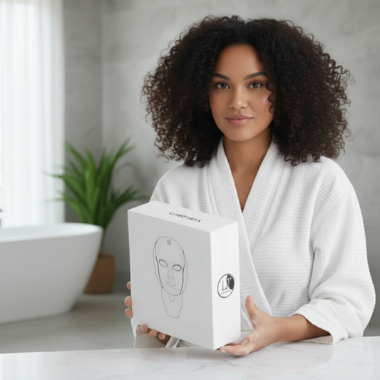 LED-Gesichts- und Halsmaske – Anti-Aging- und Hautstrahlpflege